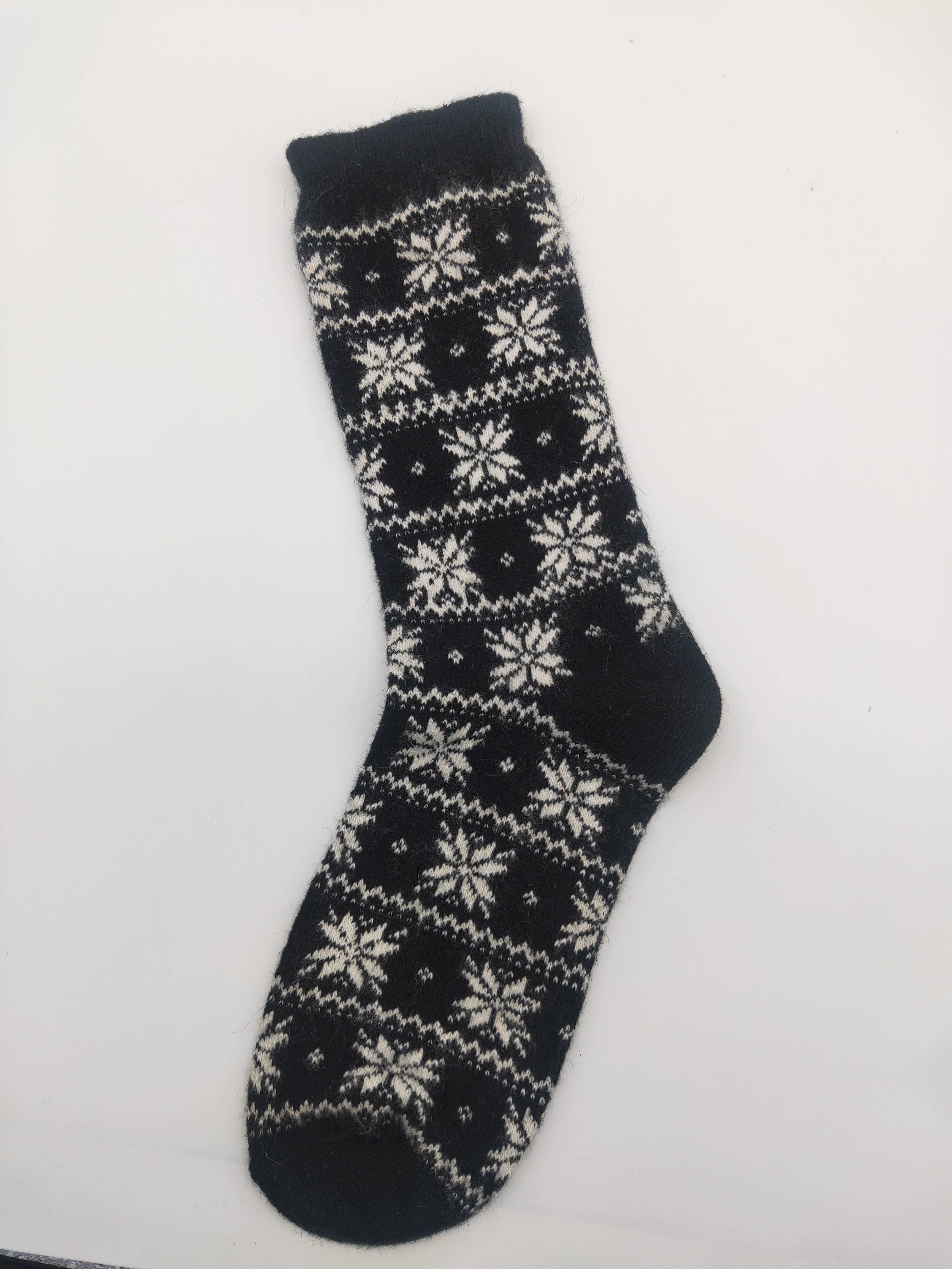 Ladies Wool Socks Diamond