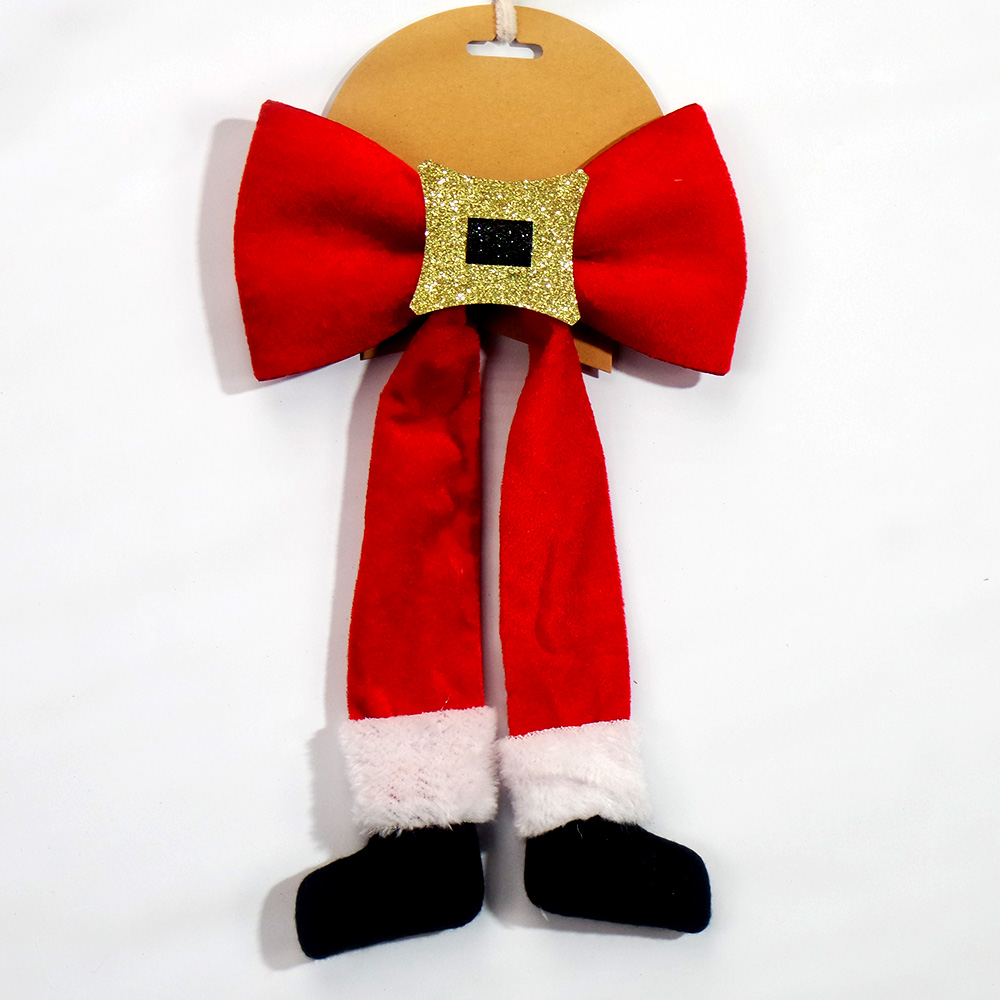New Designed Christmas Tree Ornaments Christmas Boots Bowknot