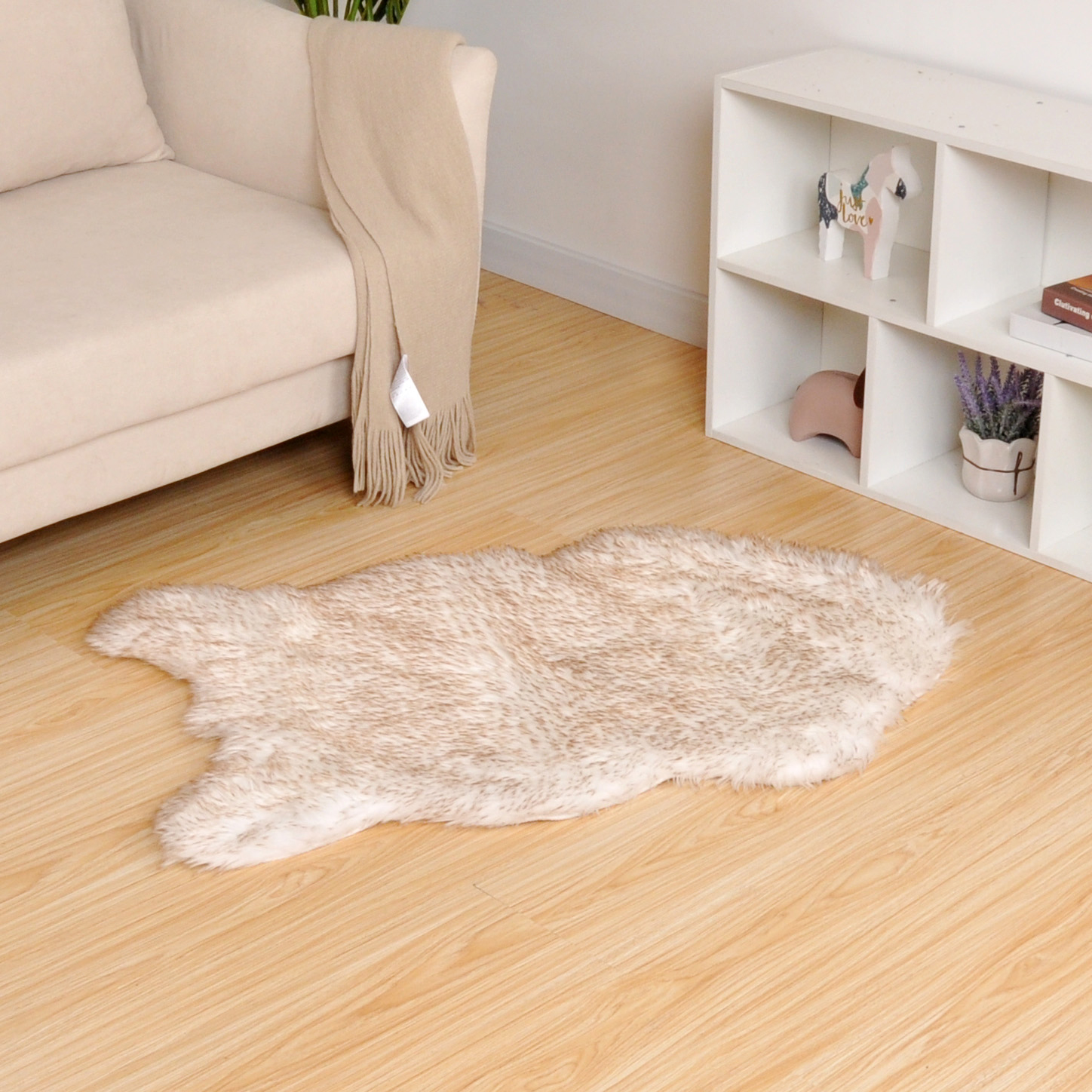 High Quality OEM sheepskin faux fur Rug carpet Home decor Sheepskin faux fur floor Area Rug Mat and Hotel Carpet