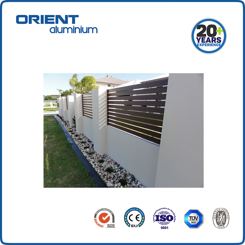 Orient Customize Fence Privacy Aluminum Garden Fencing
