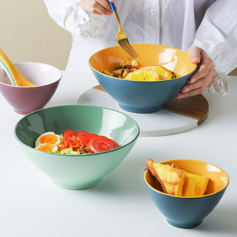 Contrast color Noodle Bowl