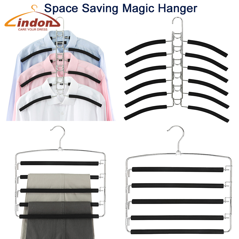 Multifunctional Metal Space Saving Magic Hanger