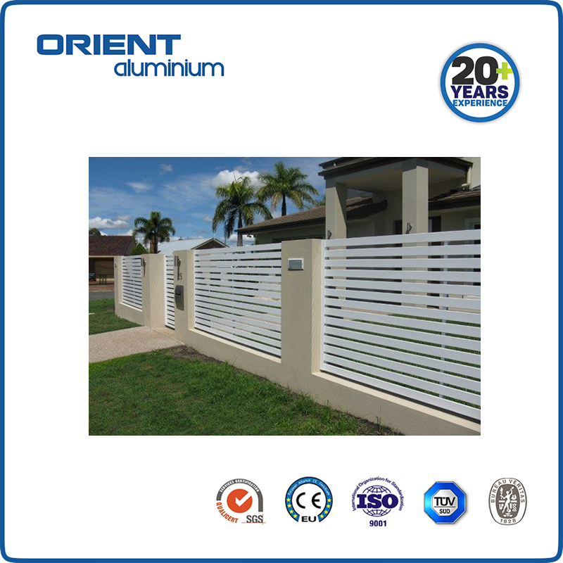 Orient Privacy Protection View Aluminum Slat Panels Fencing/Fence for Garden