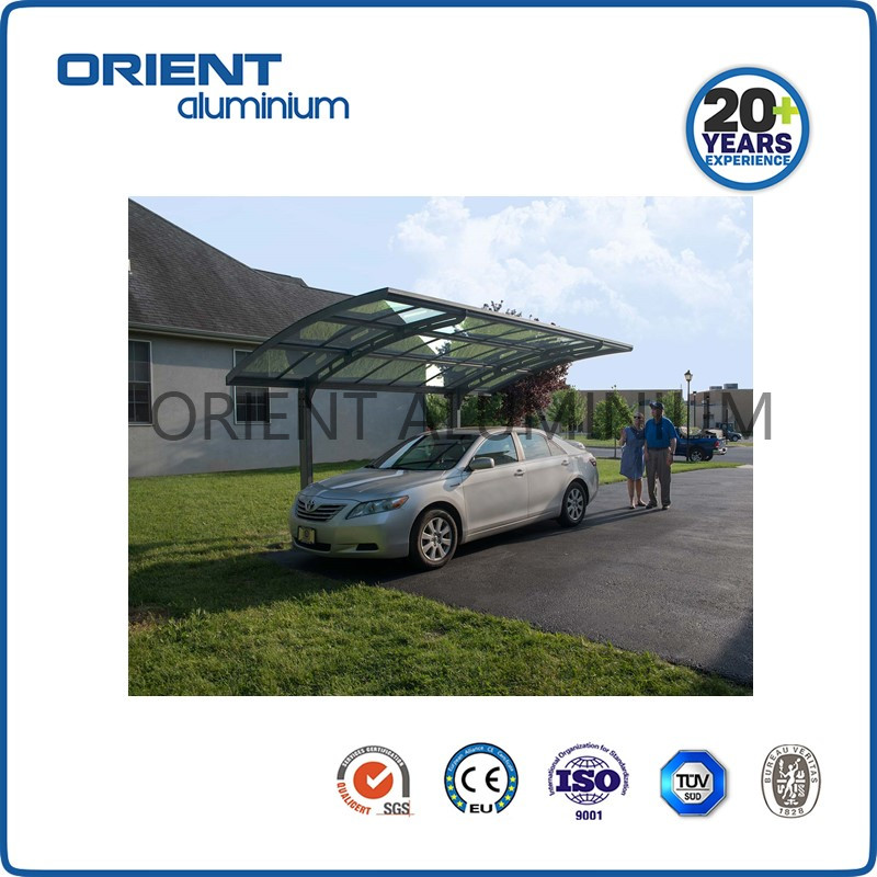 Factory wholesale aluminium single/double carport for European market