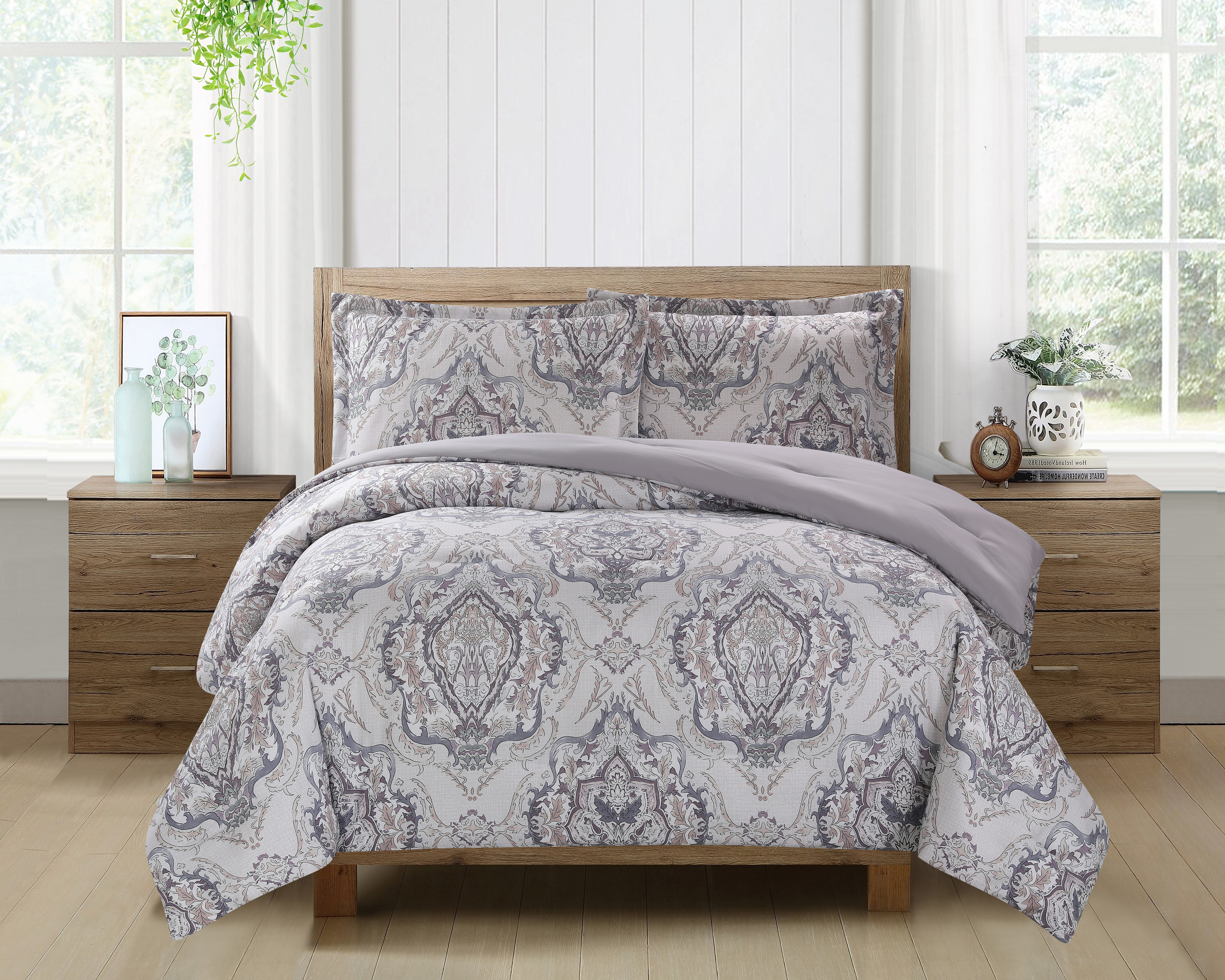 Microfiber printing comforter