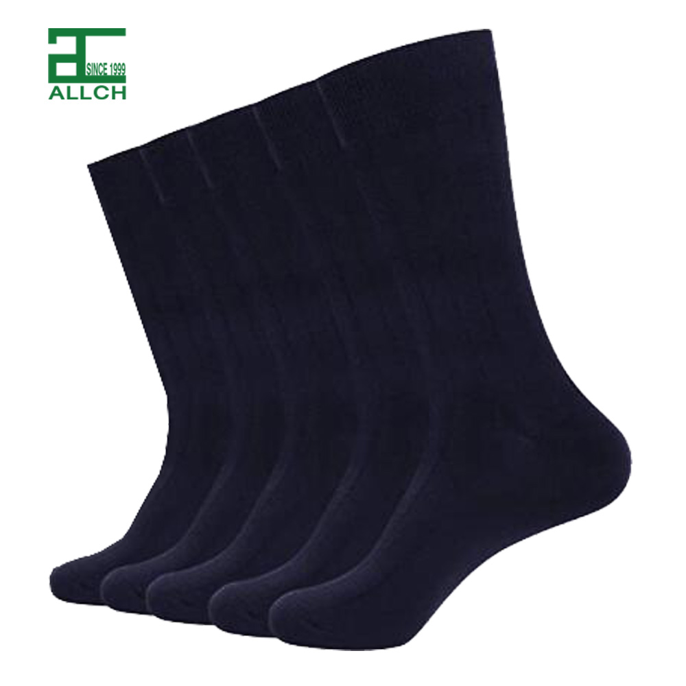 FS000001 Low MOQ High Quality Cheaper Business Trip Breathable Cotton Adults Solid Color Crew Socks