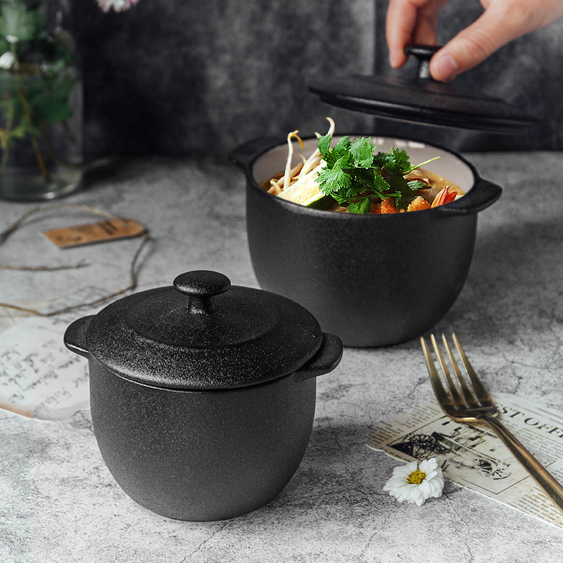 Cast-iron-look Deep Casserole