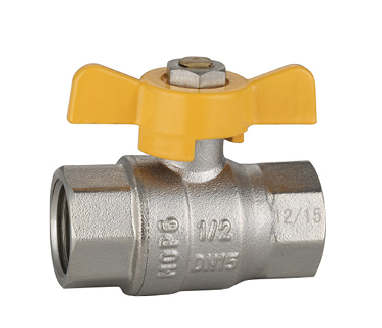 Brass Ball Gas Valve with butterfly handle