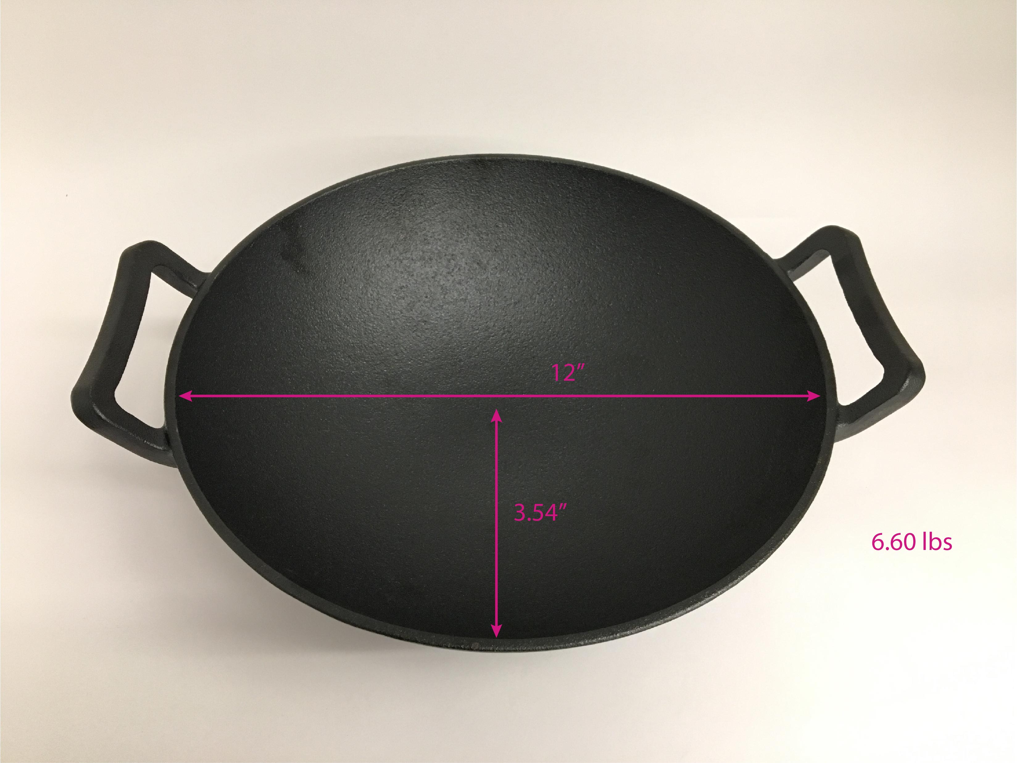 Cast Iron Wok pre seasoned cast iron wok cast iron casserole cast iron cookware