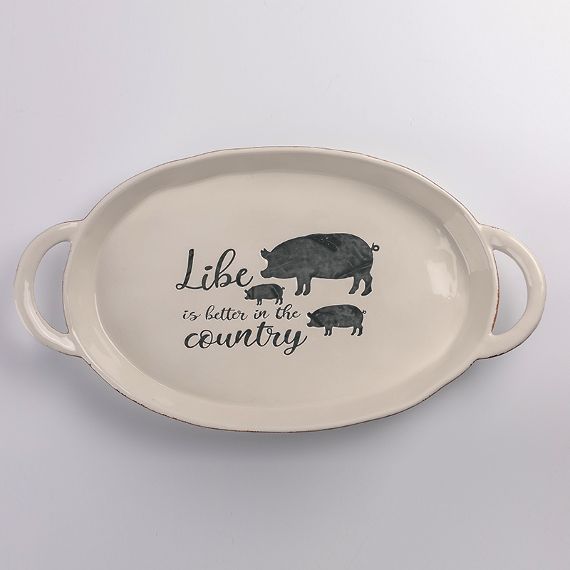 Ceramic plate