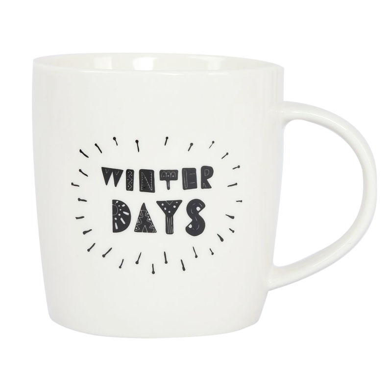 11OZ new bone china mug with decal and Christmas &wording