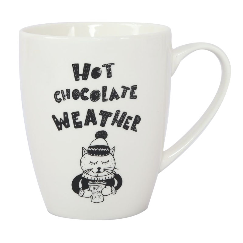 11OZ new bone china mug with decal and Christmas &wording