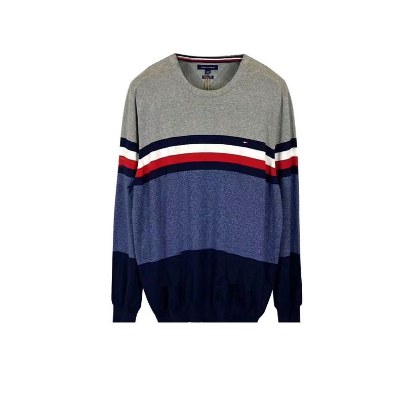 Men's Casual Knitted fashion Crew-neck long sleeve Pullover Sweater