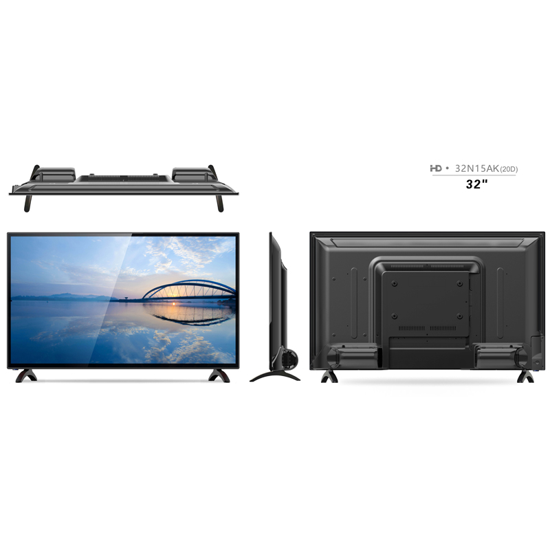 32 inch tempered glass sound column speaker LCD TV