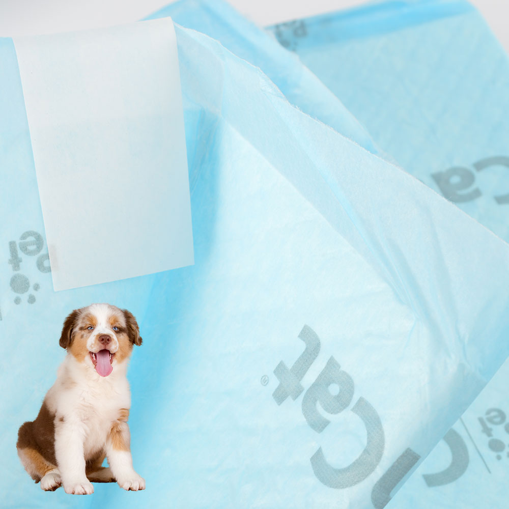 Best quality puppy pads with corner stickers