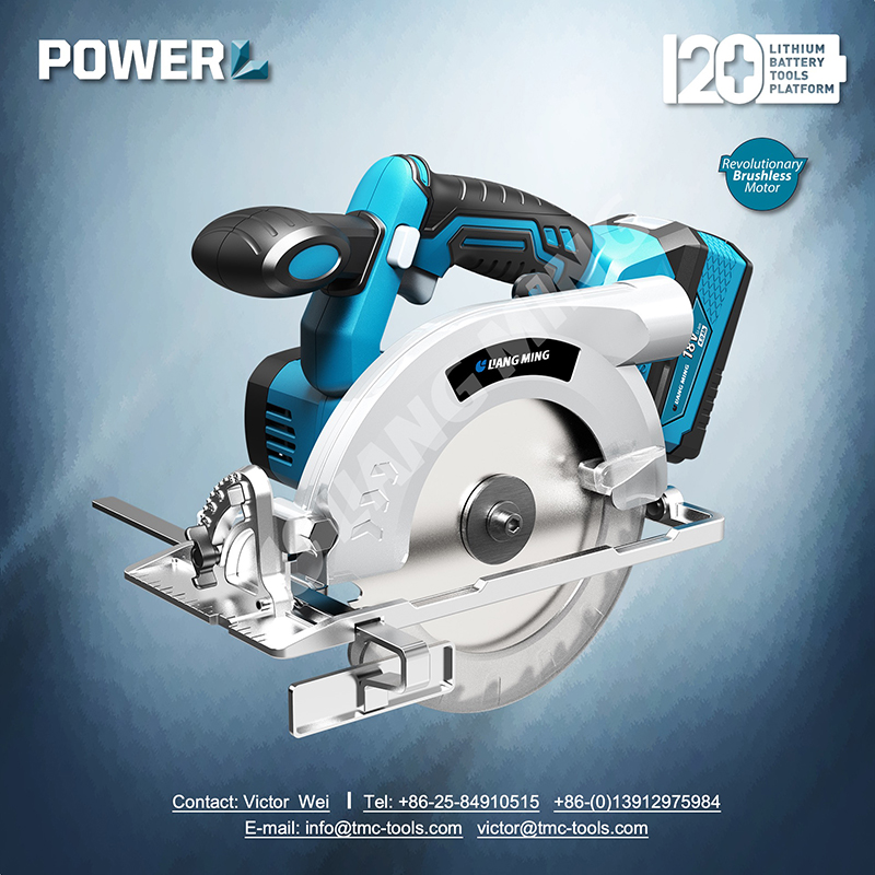 18V brushless lithium battery cordless circular saw