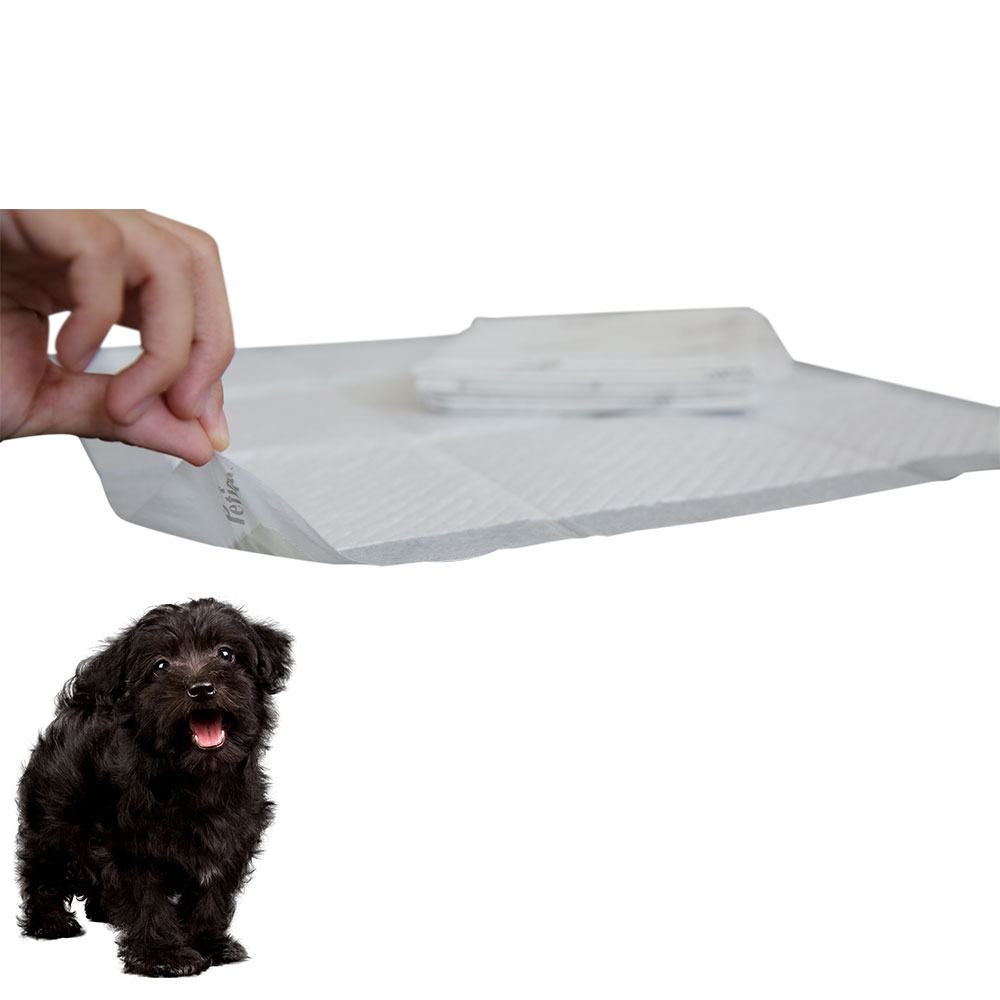 Puppy pads with stickers