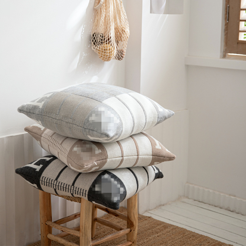 Home Decor Hot stamped throw cushion cover pillowcase