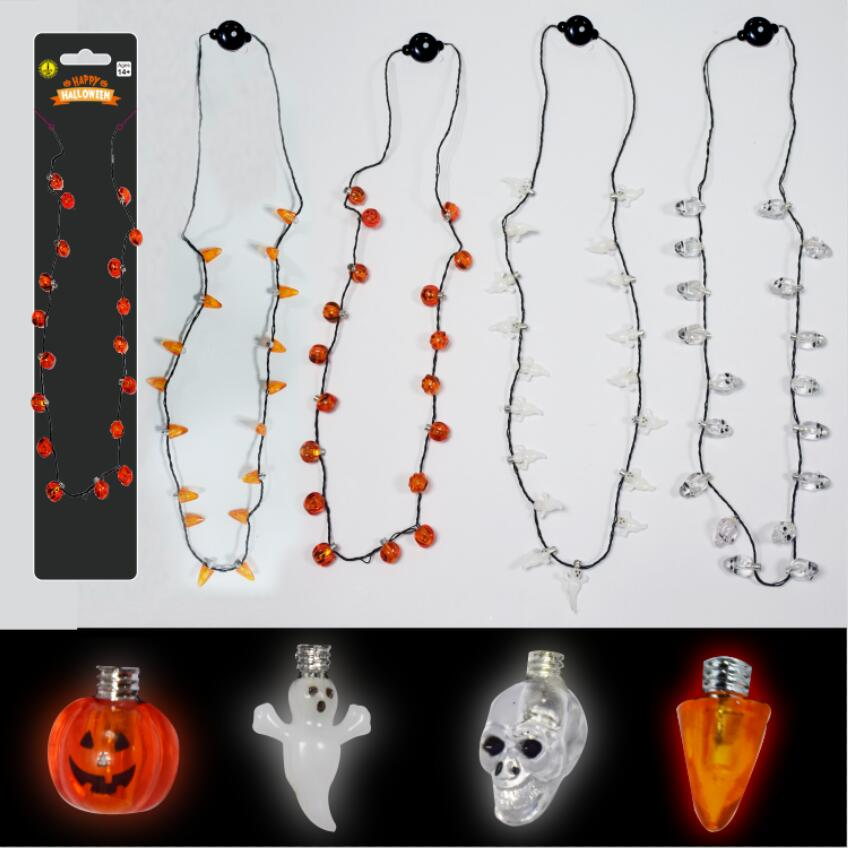 neonglo J31019 party item Halloween Halloween LED Necklace