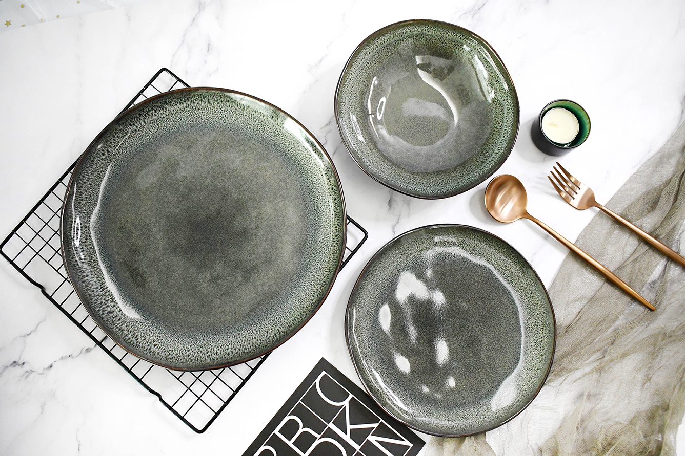 stoneware dinner set