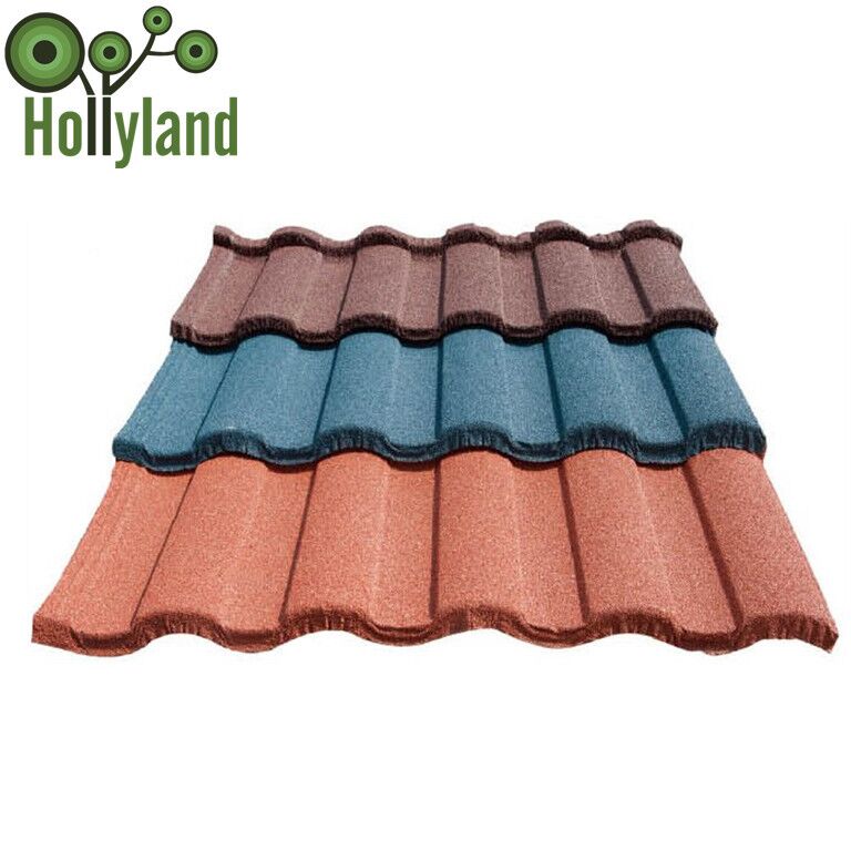 Hot sell Building material Shingle tile Roman type Stone coated steel roof tile