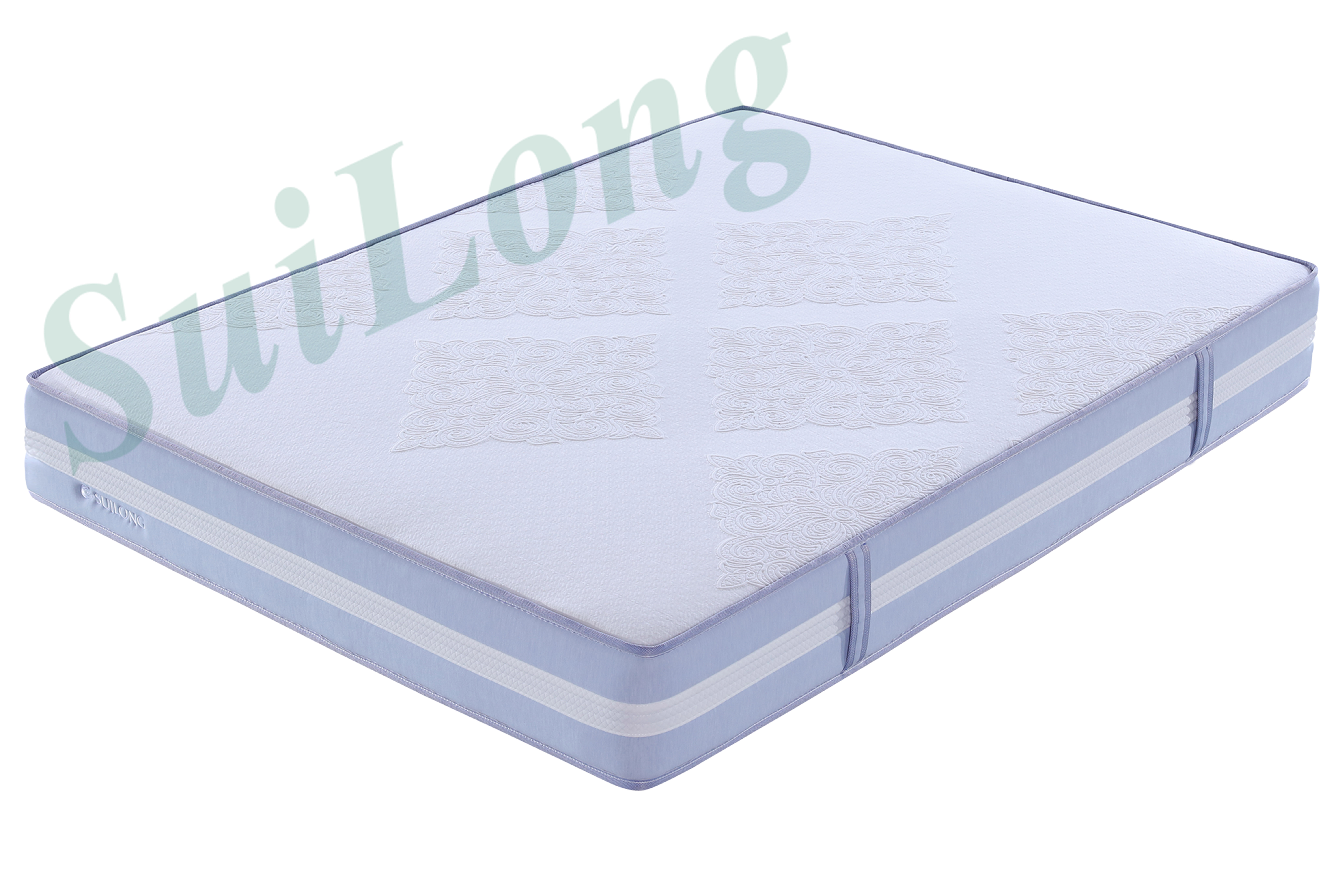 Pocket spring mattress with fabric cover