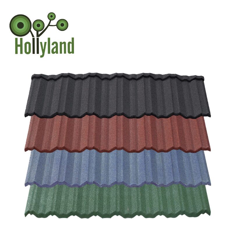 Ripple type classic type Economy Hot sell Stone coated roofing tile