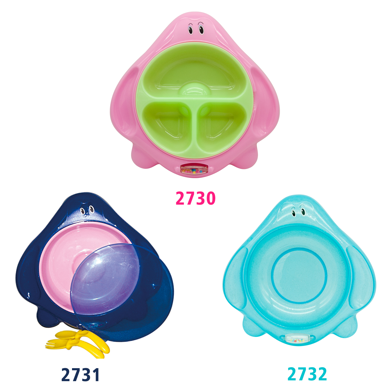 Cute shape baby feeding plate