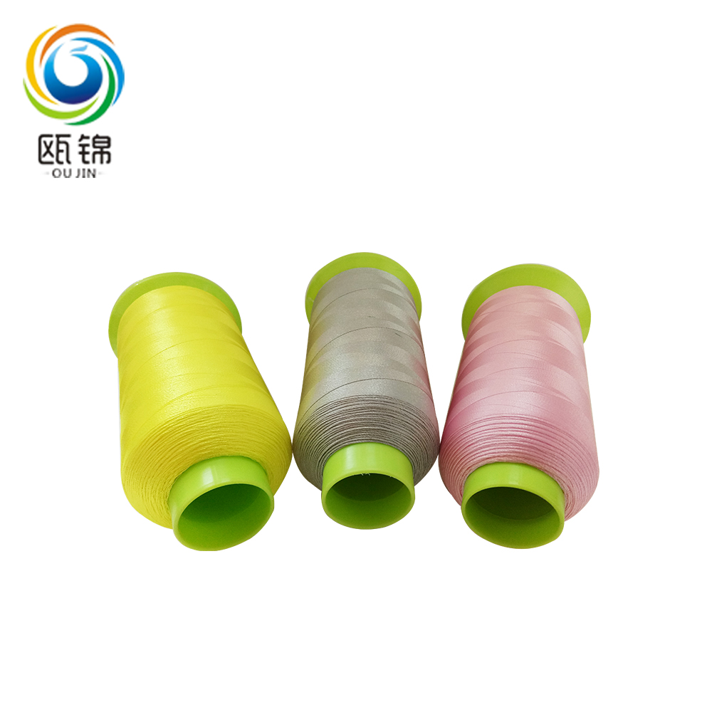 Polyester filament dyed embroidery thread in cone 120D/2 48F