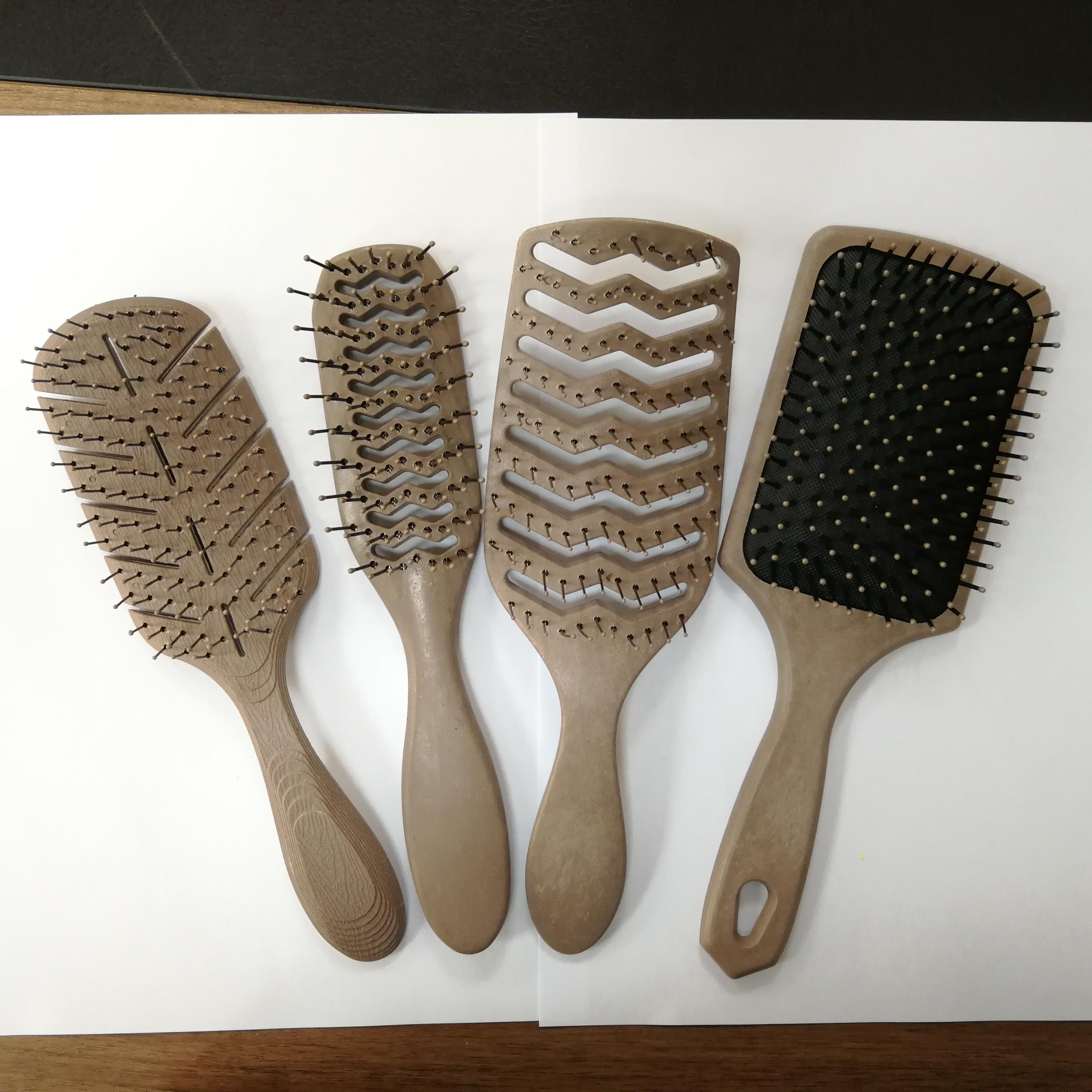 Biodegradable hair brush