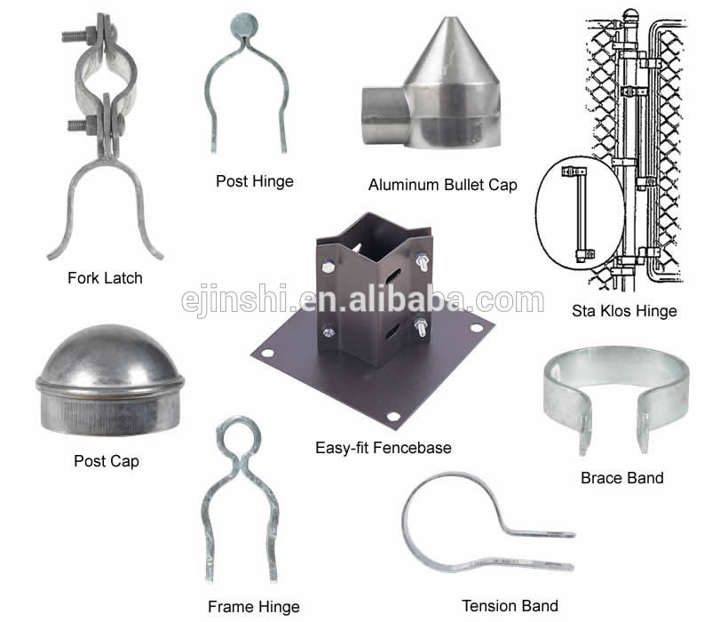 Hot dipped galvanized Chain Link Fence Gate Panel Chain Link Accessories