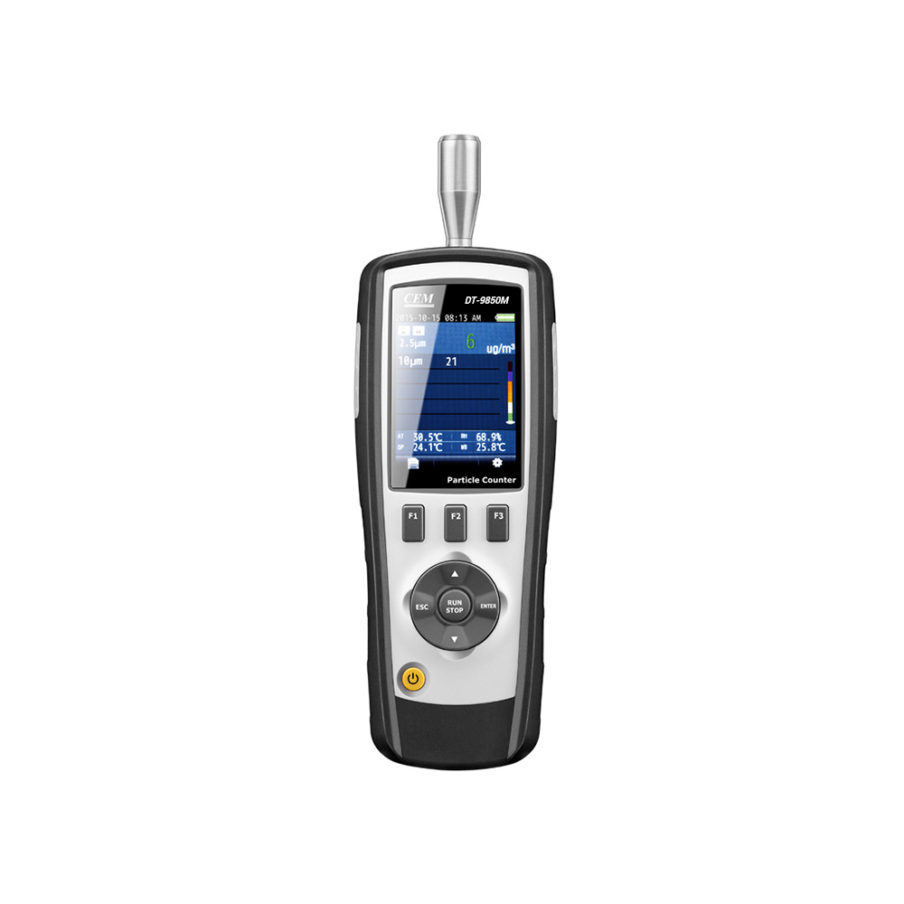 CEM DT-9850M Particle Counter with TFT Color LCD Display