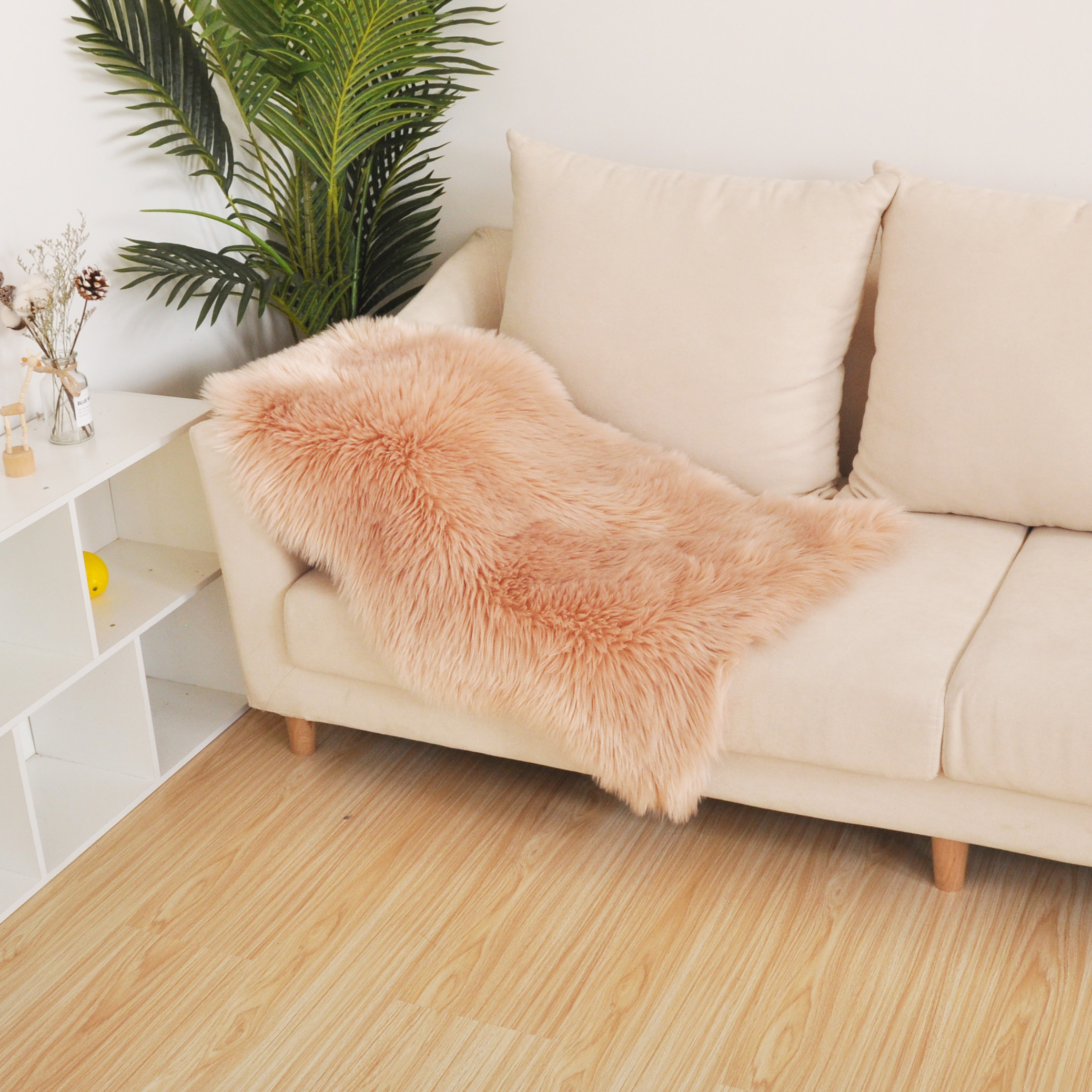 Mordern Living Room sheepskin faux fur Rug carpet Home decor faux fur Area Rug Mat for bedside