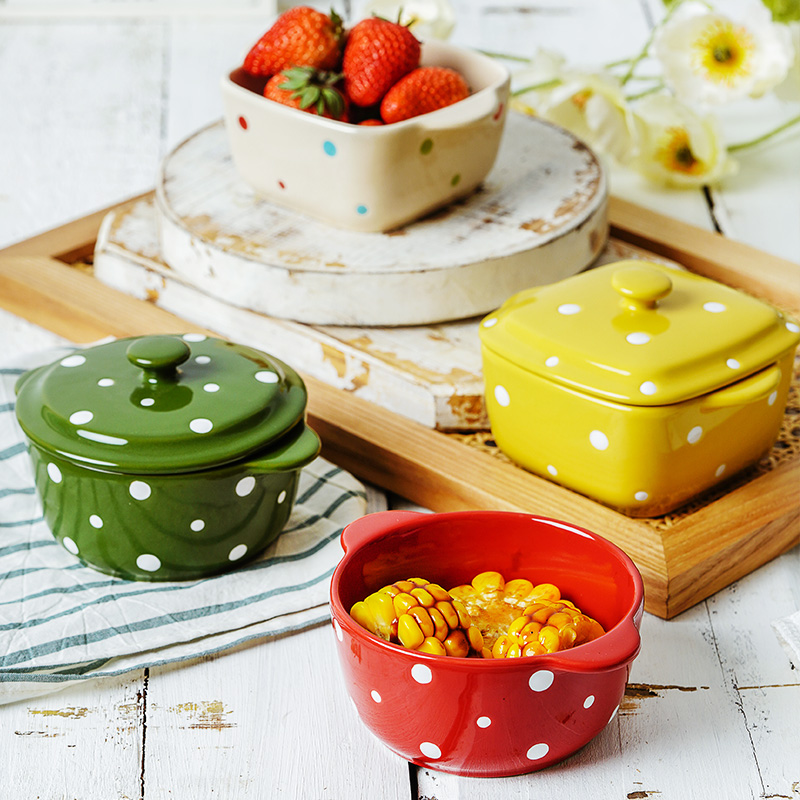 Polka Dot Mini Casserole