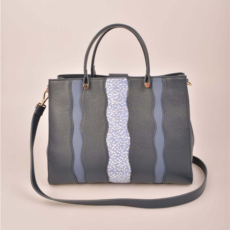 leather handbag/shopper bag