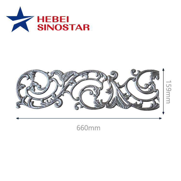 Decoration Wrought Iron Gate Forging Steel