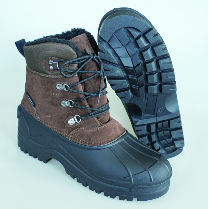 Men's Waterproof Hiking Winter Snow Boots Insulated Fur Liner Outdoor Boots