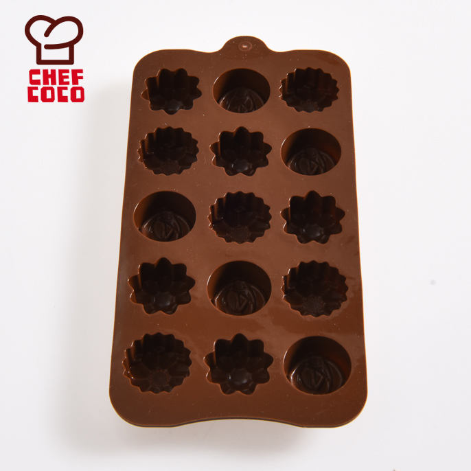 Silicone chocolate mold, non-stick candy mould, gift DIY
