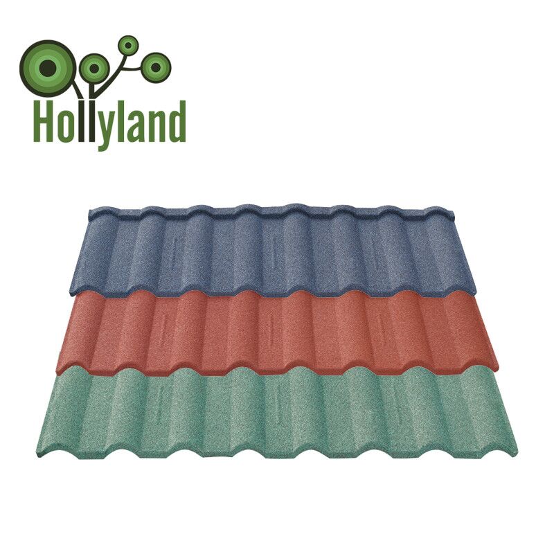 Hot sell Building material Shingle tile Milano type Stone coated metal roof tile