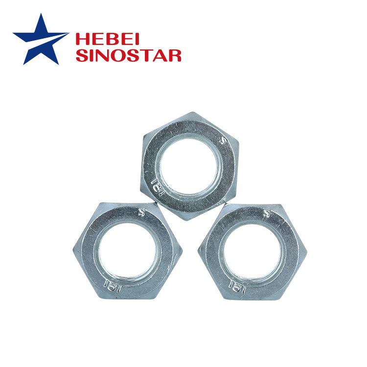 Zinc Plated Hex Flange Nuts