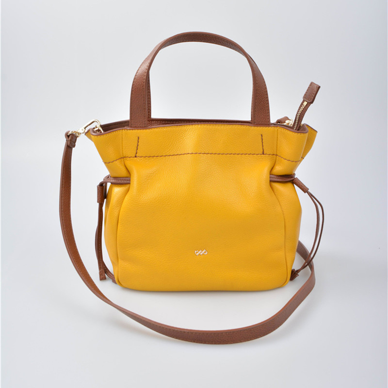 Leather handbag/shopper bag