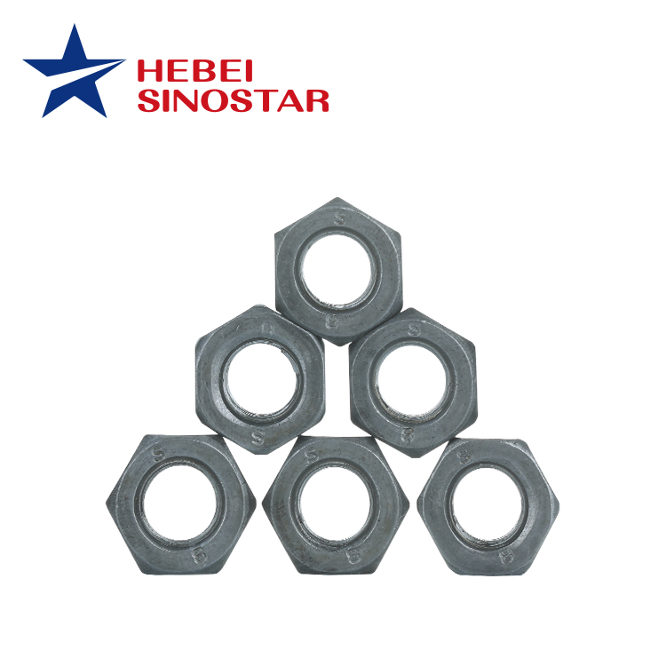 Hot Dipped Galvanized Hexagonal Nuts
