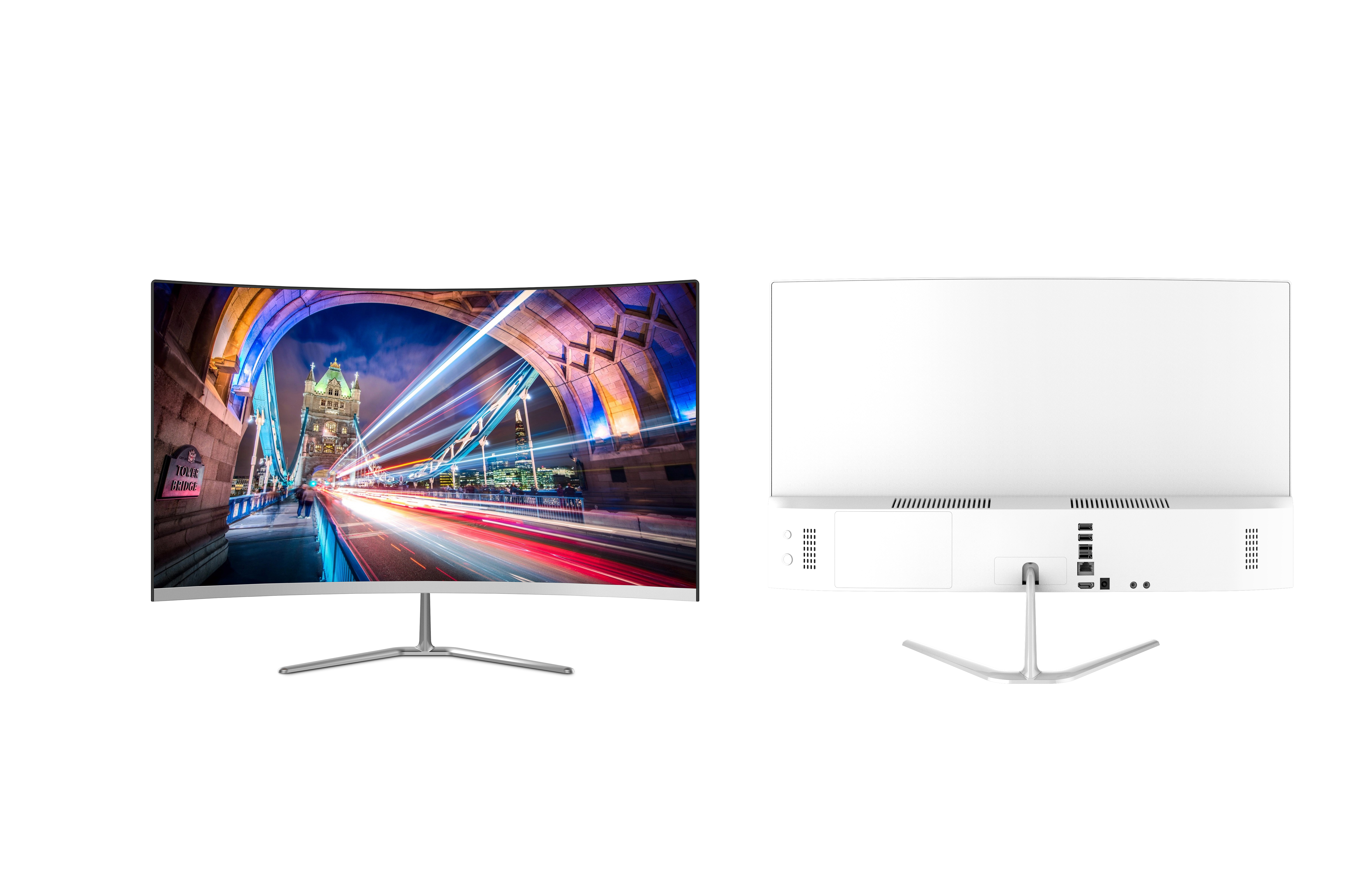 Chitech OEM/ODM 23.8inch All-in-one PCs,1920*1080 FHD Curved-Display,I3-5005U,big memory