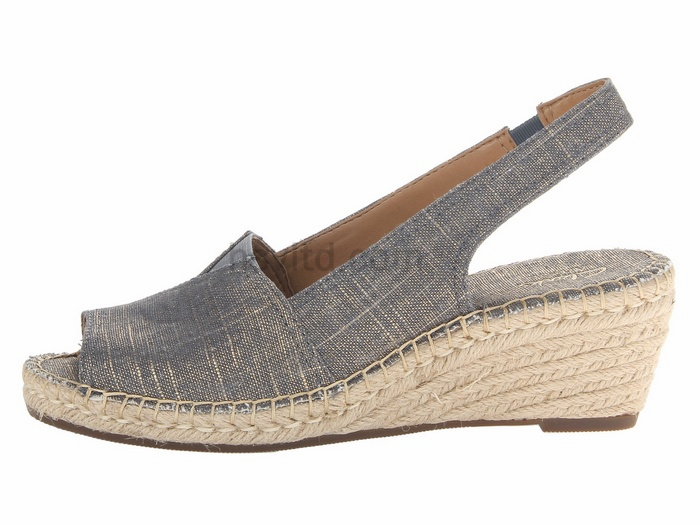 Hemp rope platform wedge Sandals