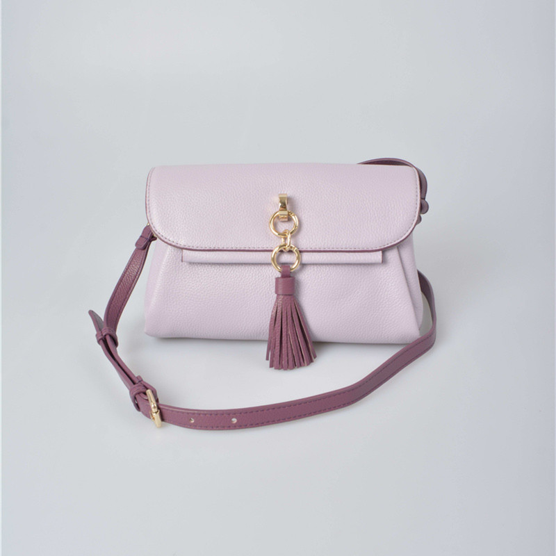 leather crossbody bag with flap