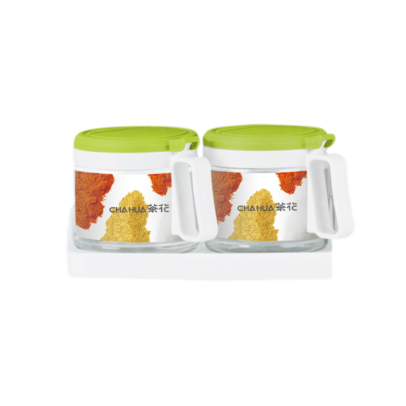 Glass moisture-proof spice jars seasoning box glass canister
