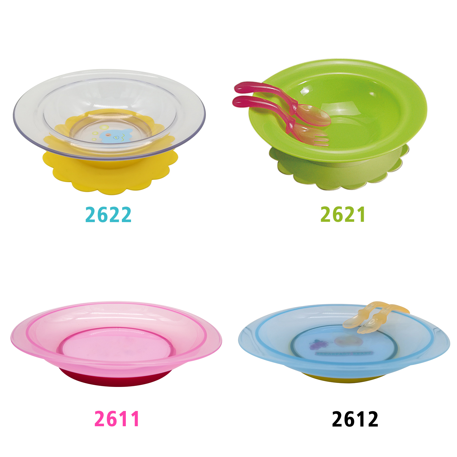 Baby feeding plate