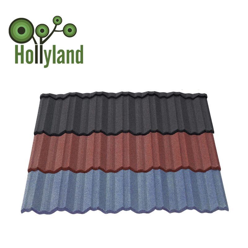 Roofing material Ripple type classic type Stone coated steel roofing sheet