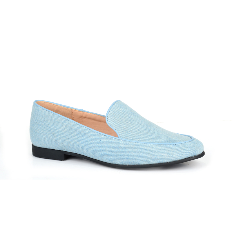 2021 Fashion OEM denim Ballerina Flats