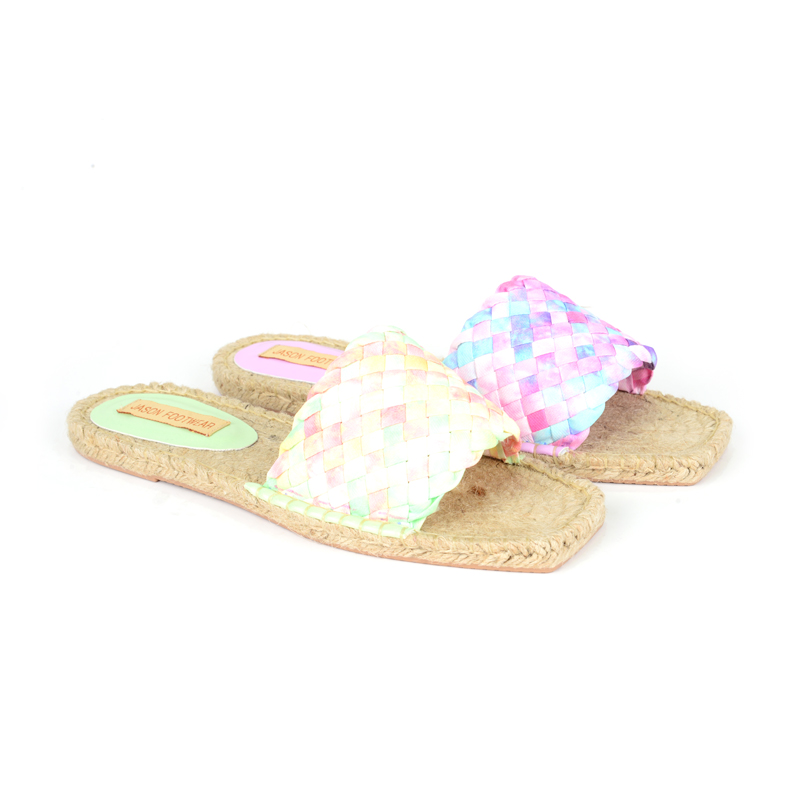 2021 Fashion MICROFABRIC Upper Women Sandal espadrille